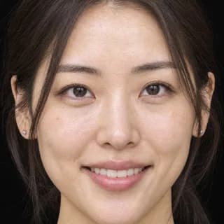 AI-generated character Hana Seo, close-up