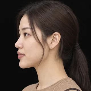 AI-generated character Hana Seo, left profile